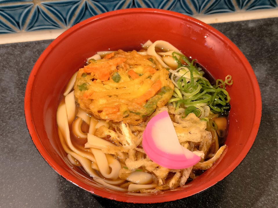 朝ごはんに食べたきしめん